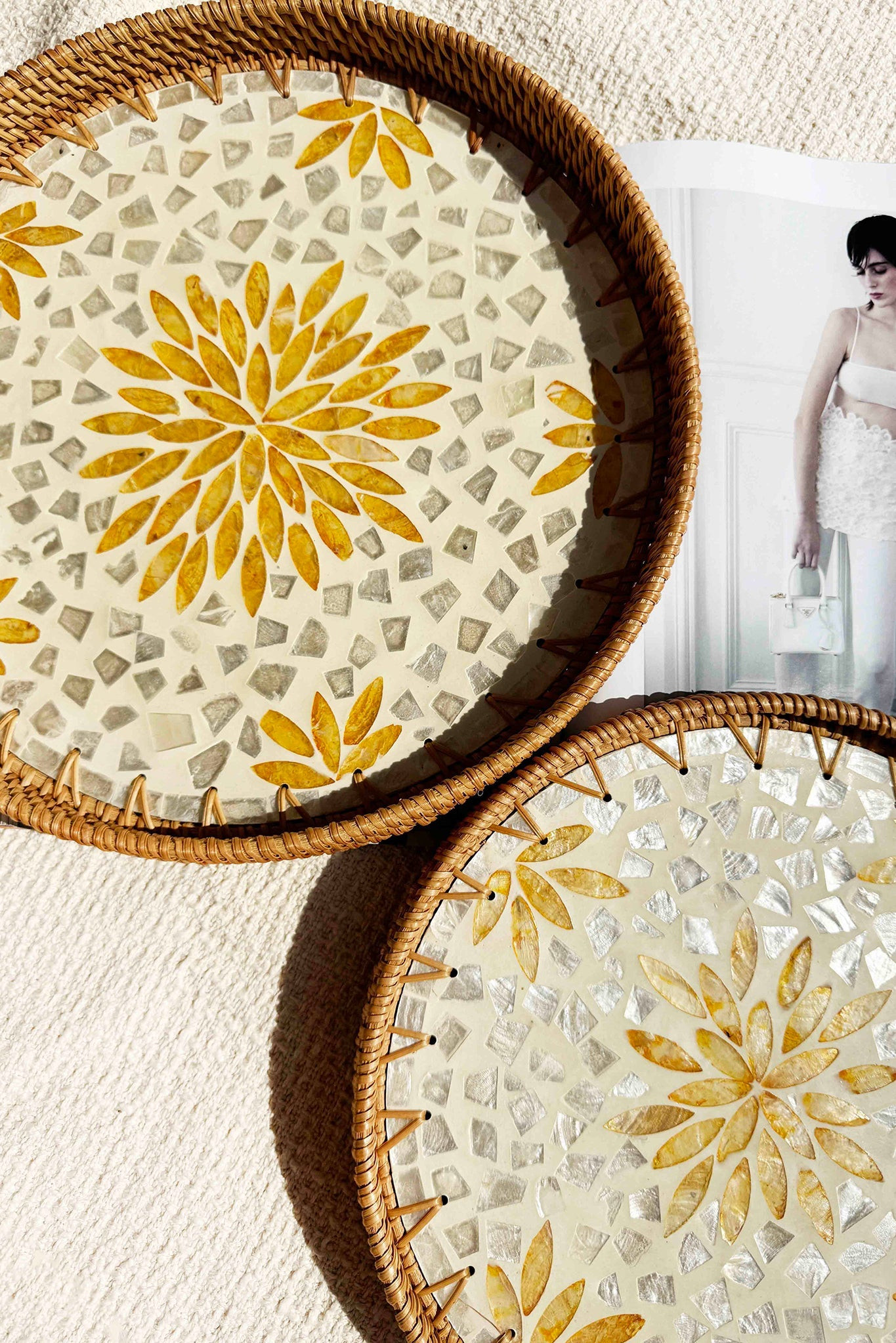 Blooming Season Tray Set - Yellow | Sage and Paige AUS.