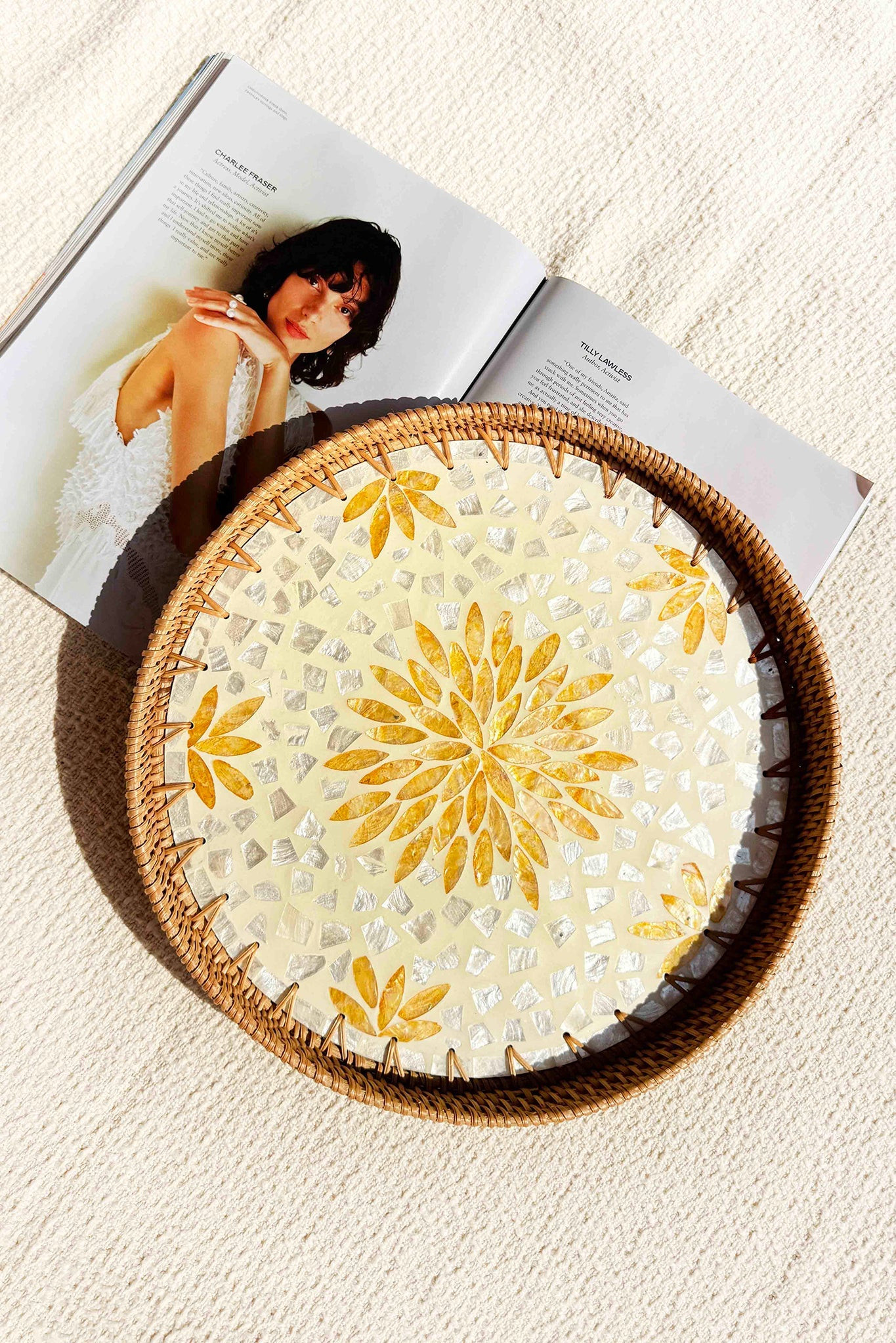 Blooming Season Tray Set - Yellow | Sage and Paige AUS.