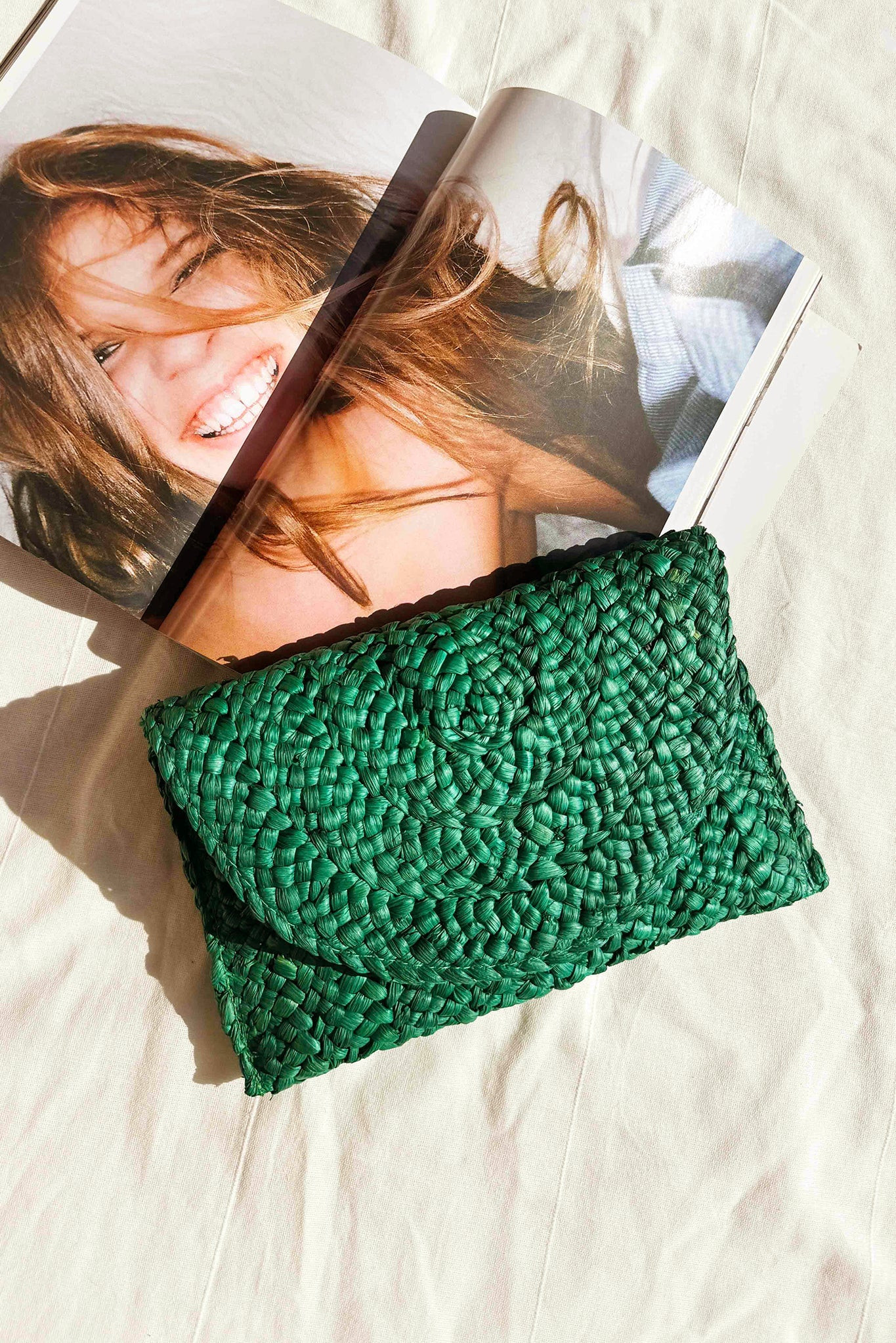 Forest Garden Clutch Bag - Teal | Sage and Paige AUS.