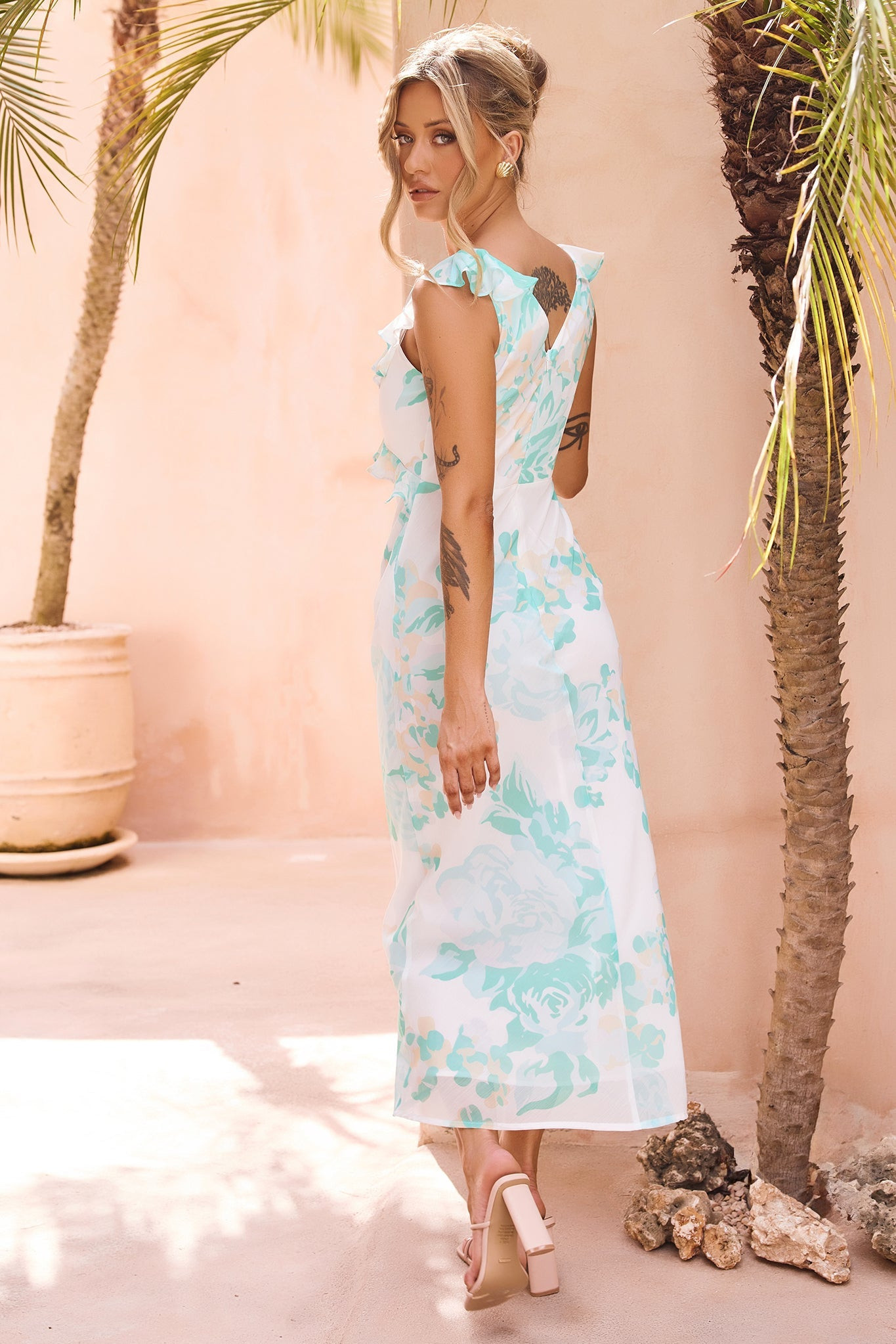 Dazzling Dreams Midi Dress - Mint | Sage and Paige AUS.
