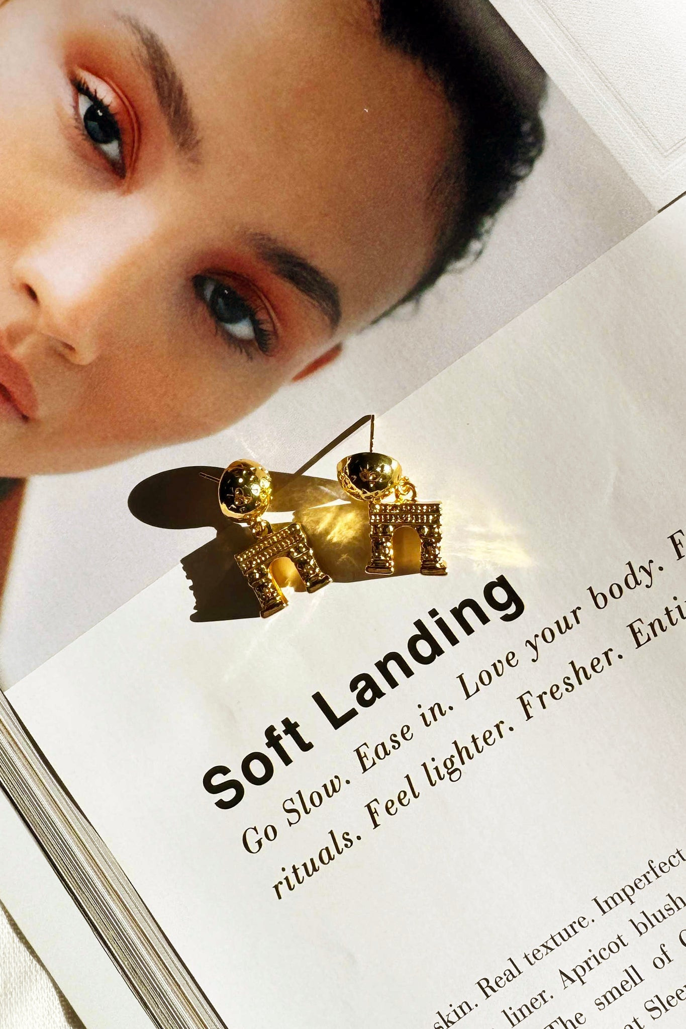 Parisian Allure Earrings - Gold | Sage and Paige AUS.