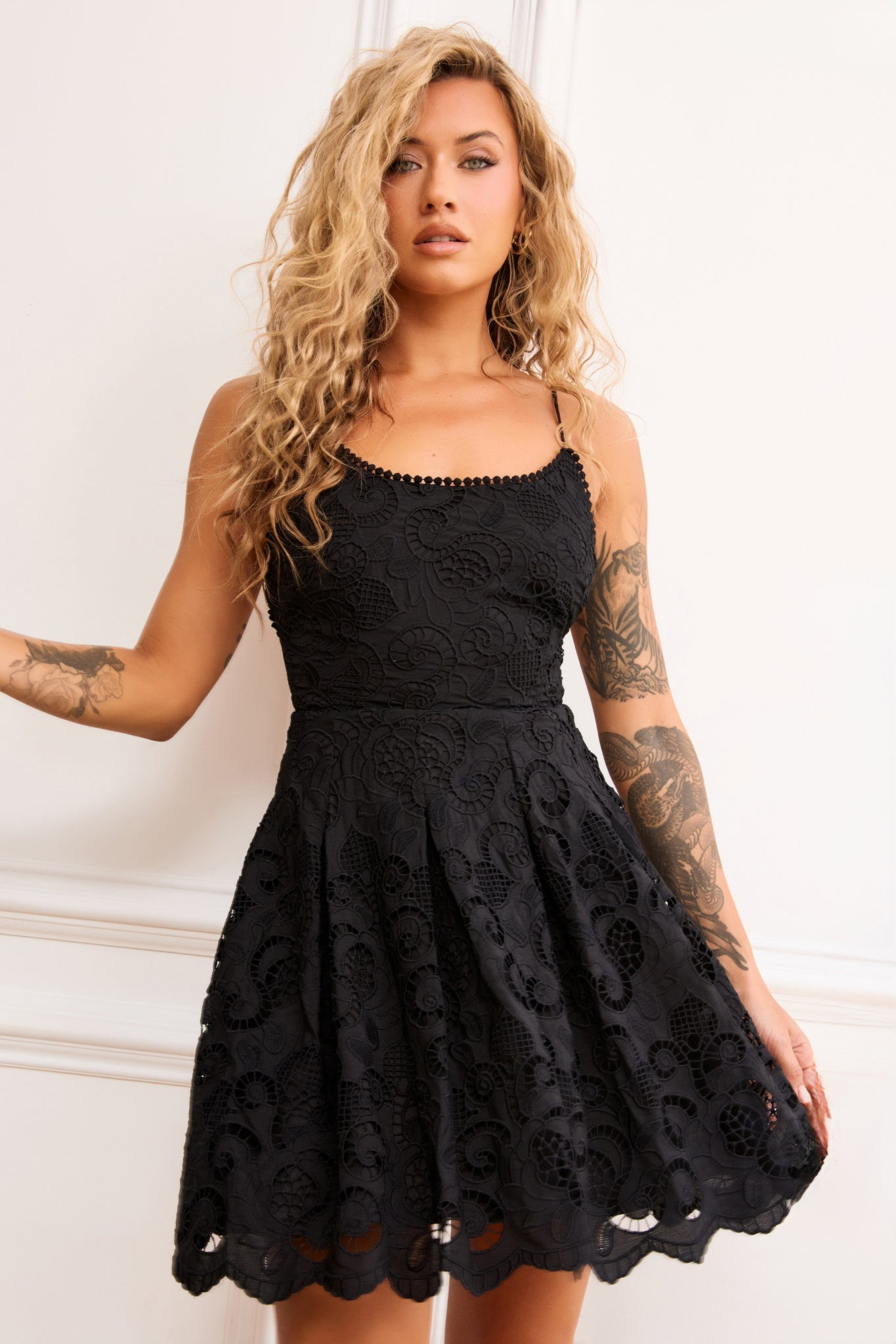 Last Moment Mini Dress - Black | Sage and Paige AUS.