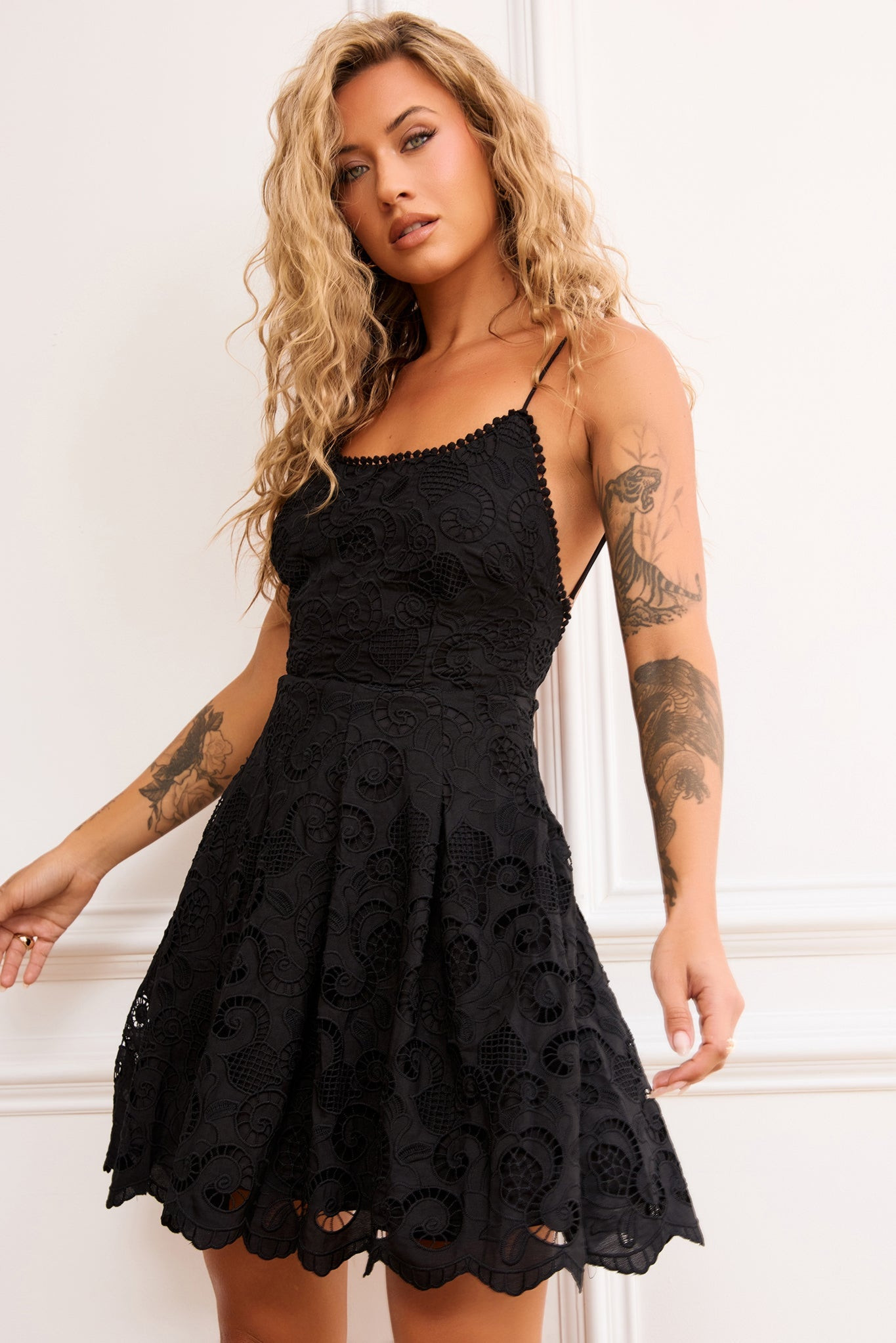Last Moment Mini Dress - Black | Sage and Paige AUS.