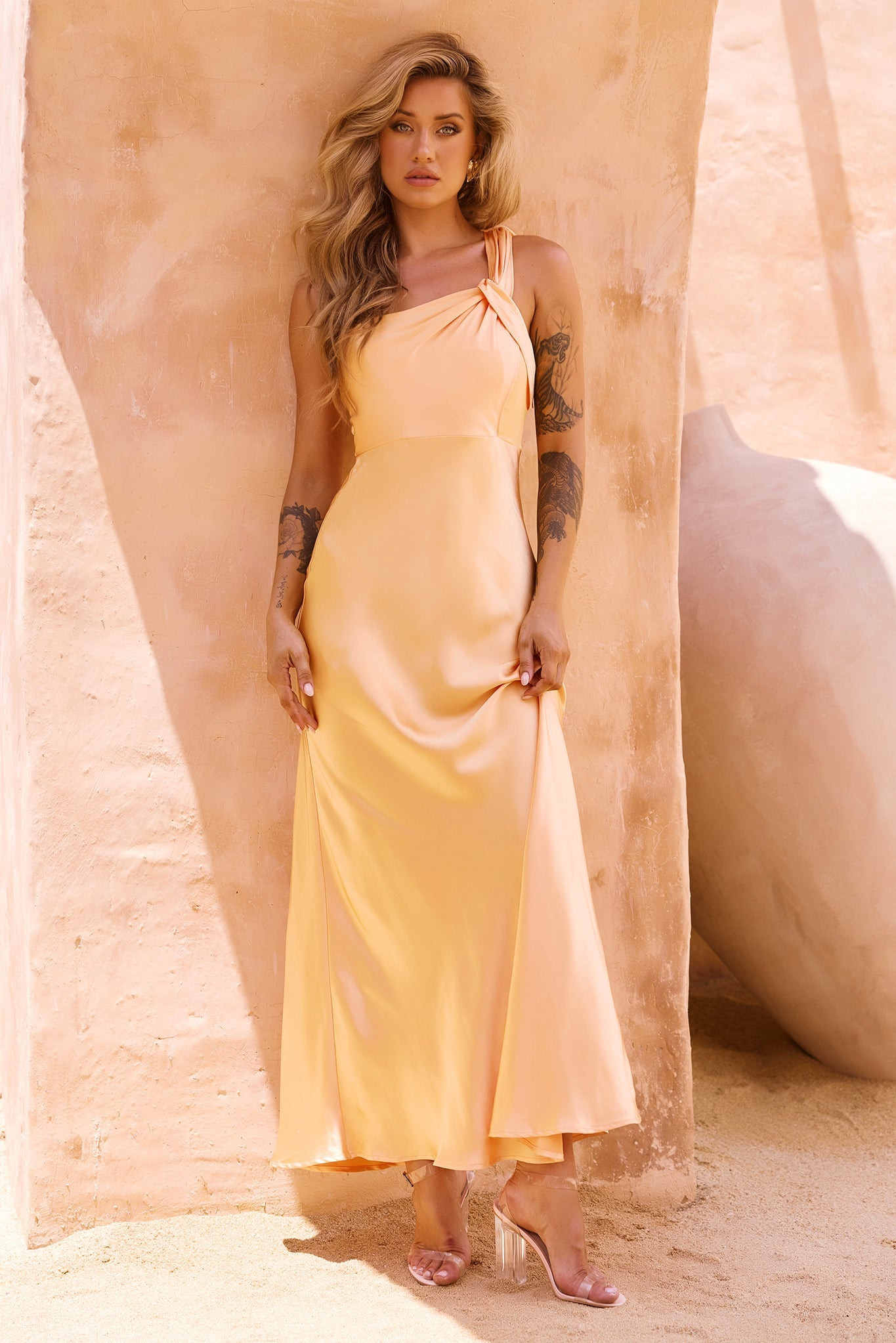 Serene Sway Maxi Dress - Orange | Sage and Paige AUS.