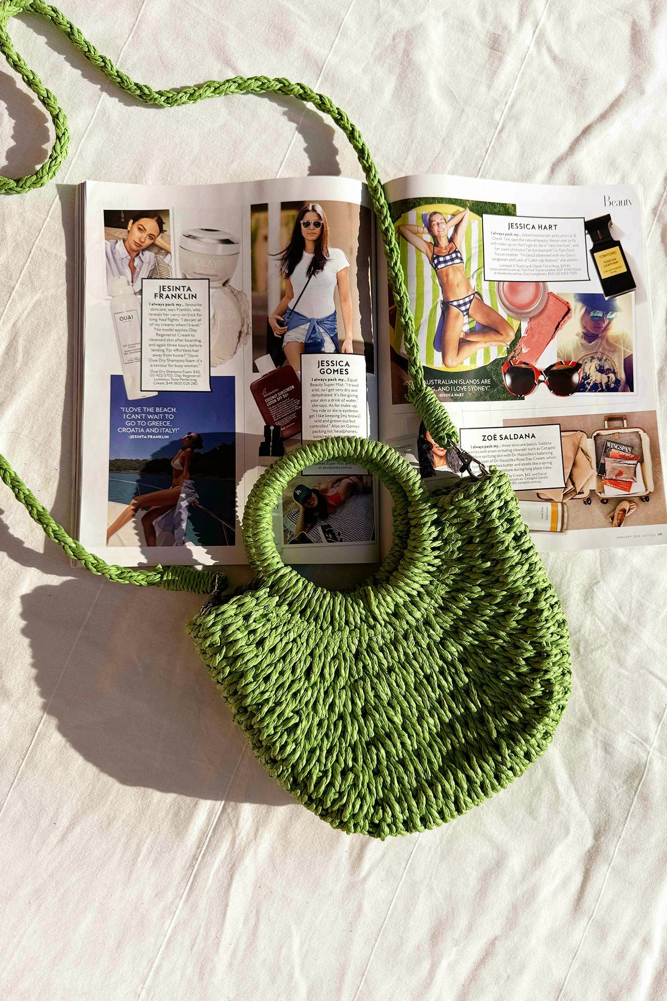 Paloma Bag - Green | Sage and Paige AUS.