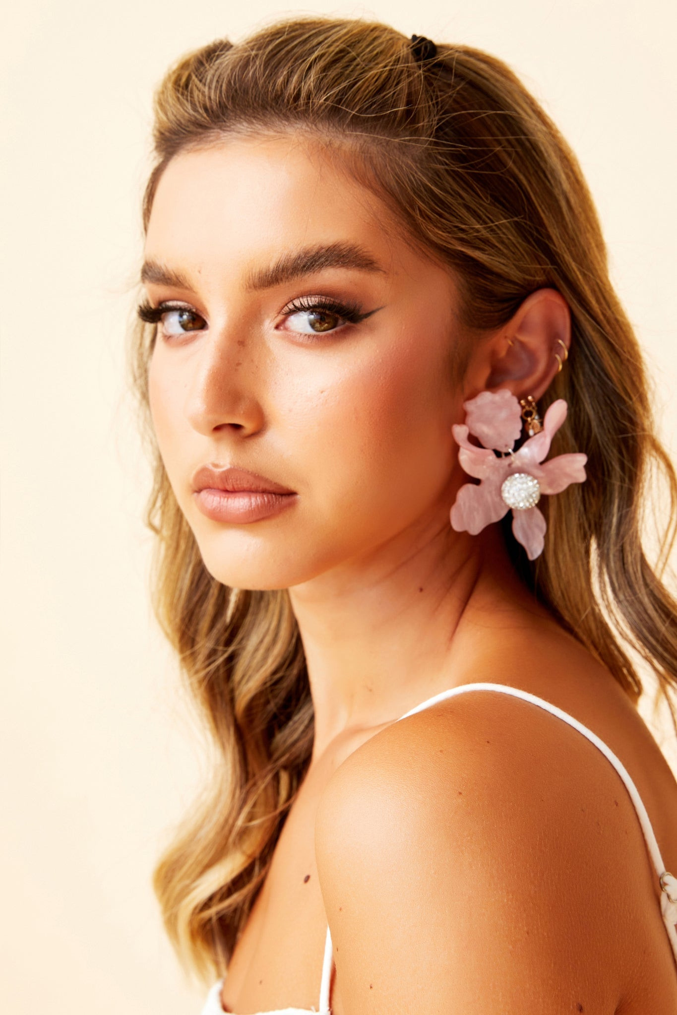 Lorena Earrings - Pink | Sage and Paige AUS.
