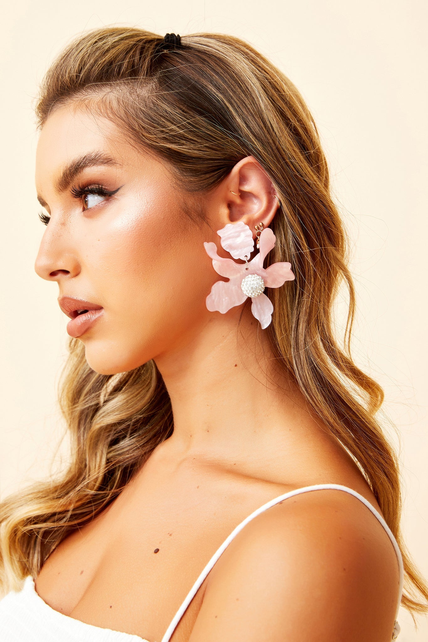 Lorena Earrings - Pink | Sage and Paige AUS.