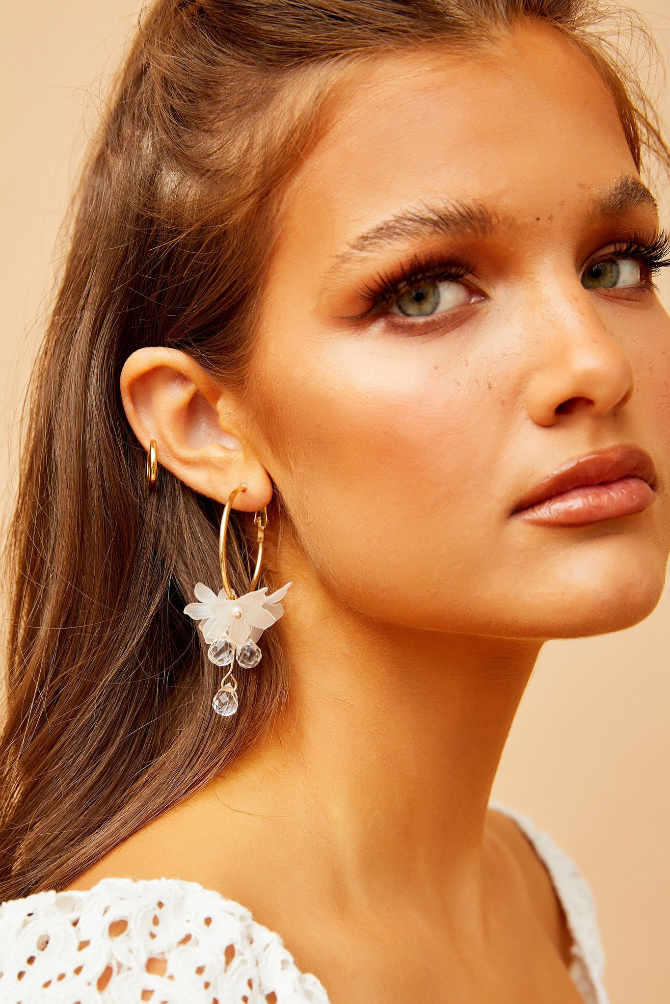 Belle Earrings - Clear | Sage and Paige AUS.