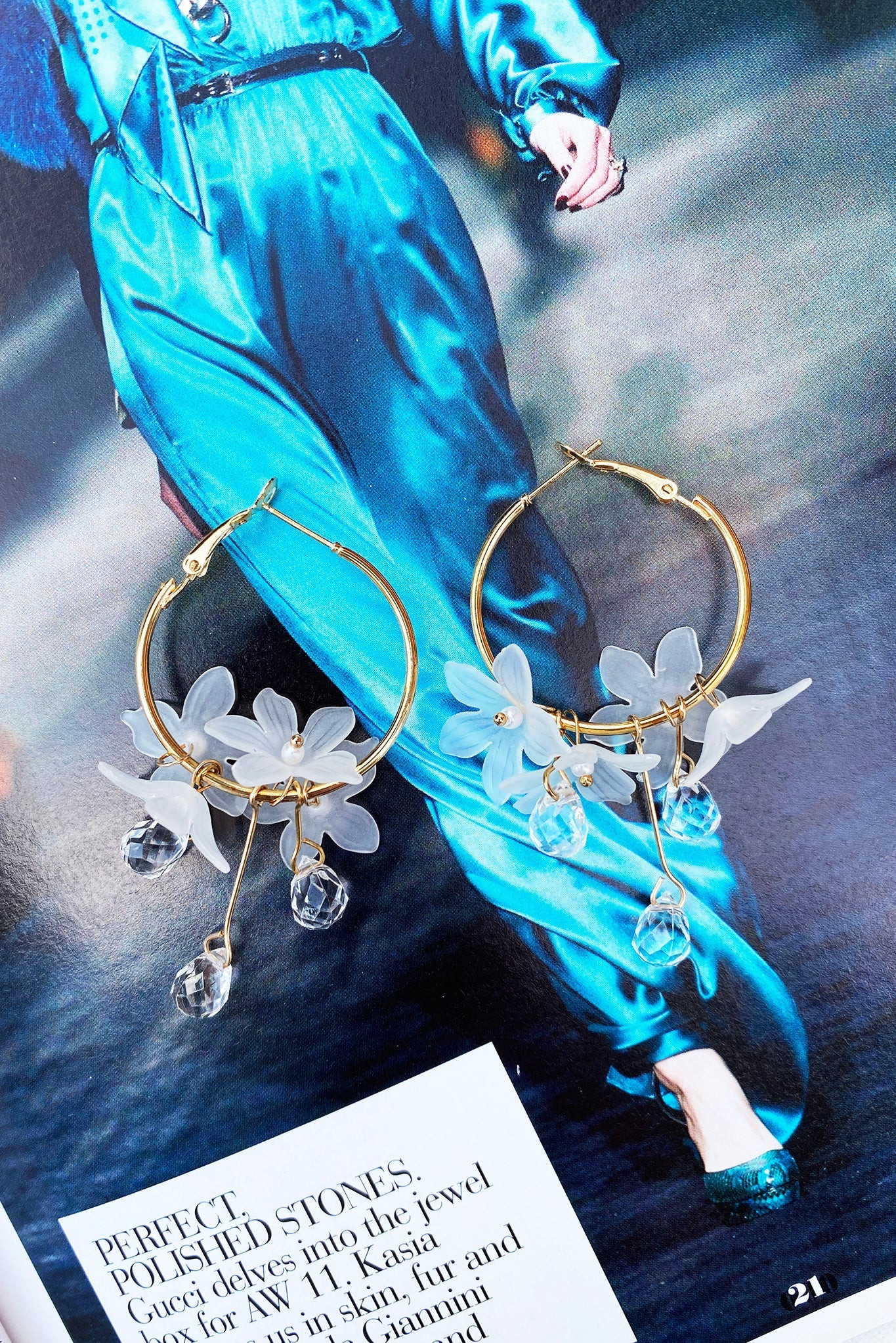 Belle Earrings - Clear | Sage and Paige AUS.