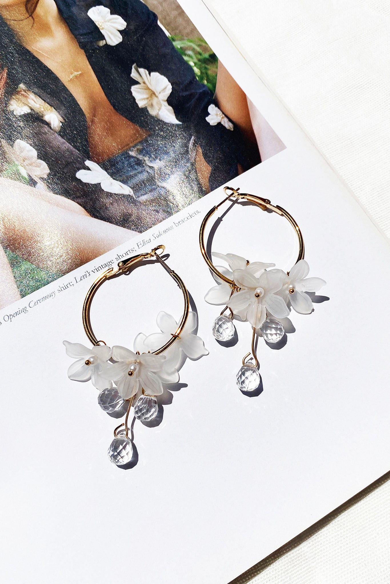 Belle Earrings - Clear | Sage and Paige AUS.