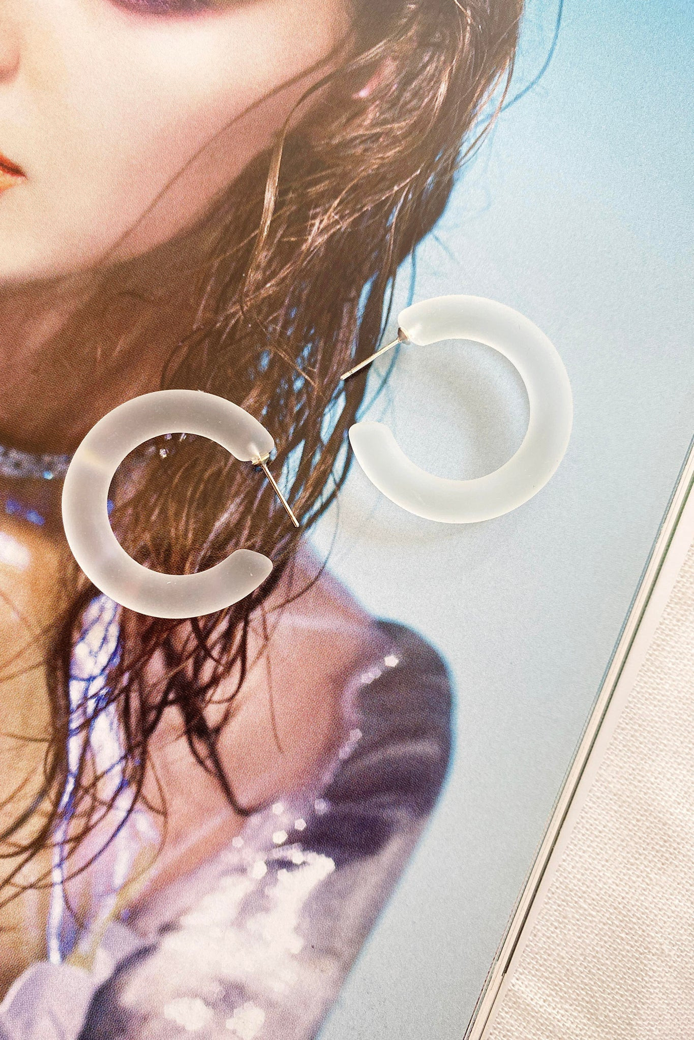 Cool Again Hoops - Clear | Sage and Paige AUS.