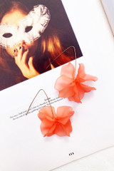 Song For Sienna Earrings - Coral | Sage and Paige AUS.