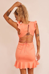 Tender Mini Dress - Coral | Sage and Paige AUS.