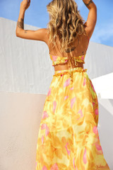 Early Sunset Maxi Dress - Yellow | Sage and Paige AUS. Early Sunset Maxi Dress - Yellow | Sage and Paige AUS.