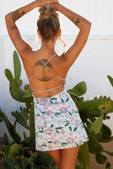 Cherie Mini Dress - Blue | Sage and Paige AUS.