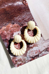 Eternal Peace Earrings - Cream | Sage and Paige AUS.