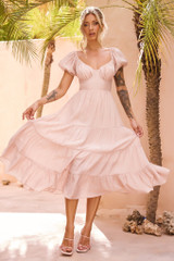 Sweetest Tea Maxi Dress - Beige | Sage and Paige AUS.