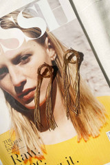 One Finely Earrings - Gold | Sage and Paige AUS. One Finely Earrings - Gold | Sage and Paige AUS.