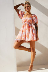 Woodington Sky Mini Dress - Orange | Sage and Paige AUS.