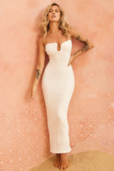 Saya Midi Dress - White | Sage and Paige AUS.