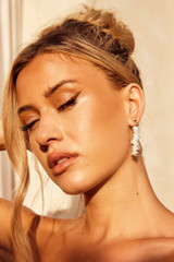 On Repeat Earrings - White | Sage and Paige AUS.