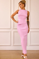 Coffee Chat Skirt - Pink | Sage and Paige AUS.