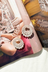 Could You Be Loved Earrings - White | Sage and Paige AUS.