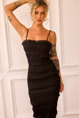 The Lineup Midi Dress - Black | Sage and Paige AUS. The Lineup Midi Dress - Black | Sage and Paige AUS.