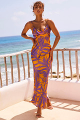 May In A Mood Maxi Dress - Purple Multi | Sage and Paige AUS. May In A Mood Maxi Dress - Purple Multi | Sage and Paige AUS.