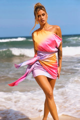Keep You Mini Dress - Pink Multi | Sage and Paige AUS.