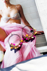 Say You Love Me Earrings - Pink | Sage and Paige AUS.
