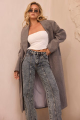 Opal Swing Coat - Grey | Sage and Paige AUS.