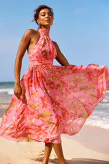 Date Picking Midi Dress - Pink | Sage and Paige AUS.