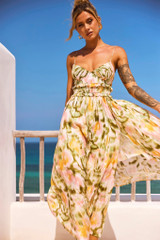 Sun Lover Maxi Dress - Green Multi | Sage and Paige AUS.