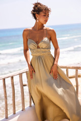 Way To You Maxi Dress - Olive | Sage and Paige AUS.