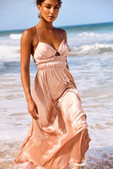Way To You Maxi Dress - Champagne | Sage and Paige AUS.