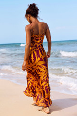 May In A Mood Maxi Dress - Mustard Multi | Sage and Paige AUS.
