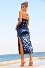 Stay Cute Midi Dress - Navy | Sage and Paige AUS. Stay Cute Midi Dress - Navy | Sage and Paige AUS.