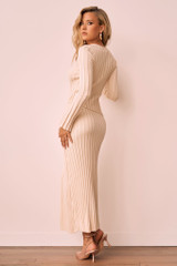 Sprint To The Finish Knit Skirt - Beige | Sage and Paige AUS. Sprint To The Finish Knit Skirt - Beige | Sage and Paige AUS.