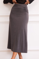 Front Runner Midi Skirt - Grey | Sage and Paige AUS.