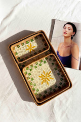 Rita Tray Set - Yellow Multi | Sage and Paige AUS.
