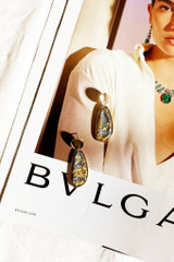 Moon Lookbook Earrings - Midnight Blue | Sage and Paige AUS.