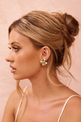 La Prairie Earrings - Green