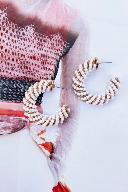 Make Believe Earrings - White Gold | Sage and Paige AUS. Make Believe Earrings - White Gold | Sage and Paige AUS.