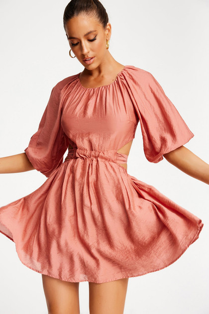 Waiting On You Mini Dress - Rose | Sage and Paige AUS. Waiting On You Mini Dress - Rose | Sage and Paige AUS.