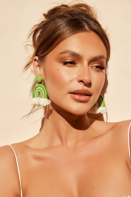 Love Full Oasis Earrings - Green | Sage and Paige AUS. Love Full Oasis Earrings - Green | Sage and Paige AUS.