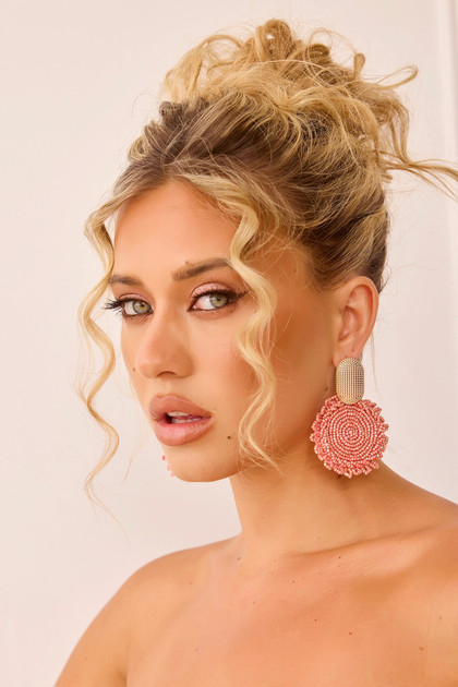 Sand Bound Earrings - Pink | Sage and Paige AUS. Sand Bound Earrings - Pink | Sage and Paige AUS.