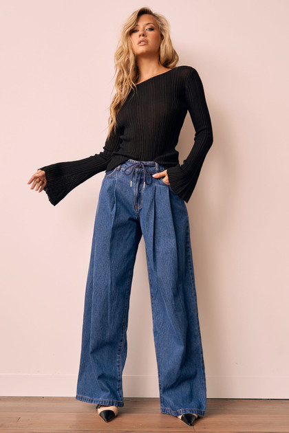 Suzy Jeans - Denim Blue | Sage and Paige AUS. Suzy Jeans - Denim Blue | Sage and Paige AUS.