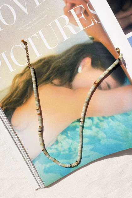 Fun In The River Necklace - Green | Sage and Paige AUS.