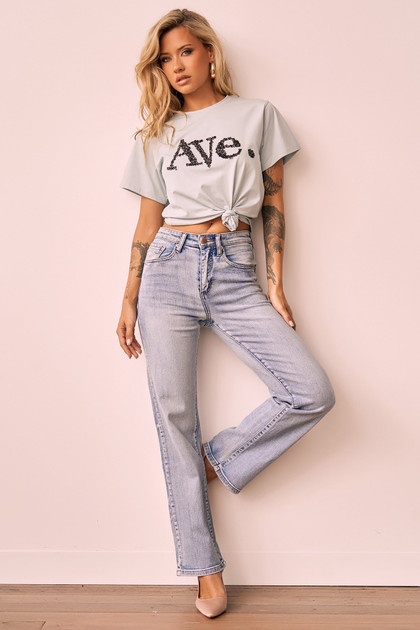 The Only Carrie Jeans - Washed Blue | Sage and Paige AUS.